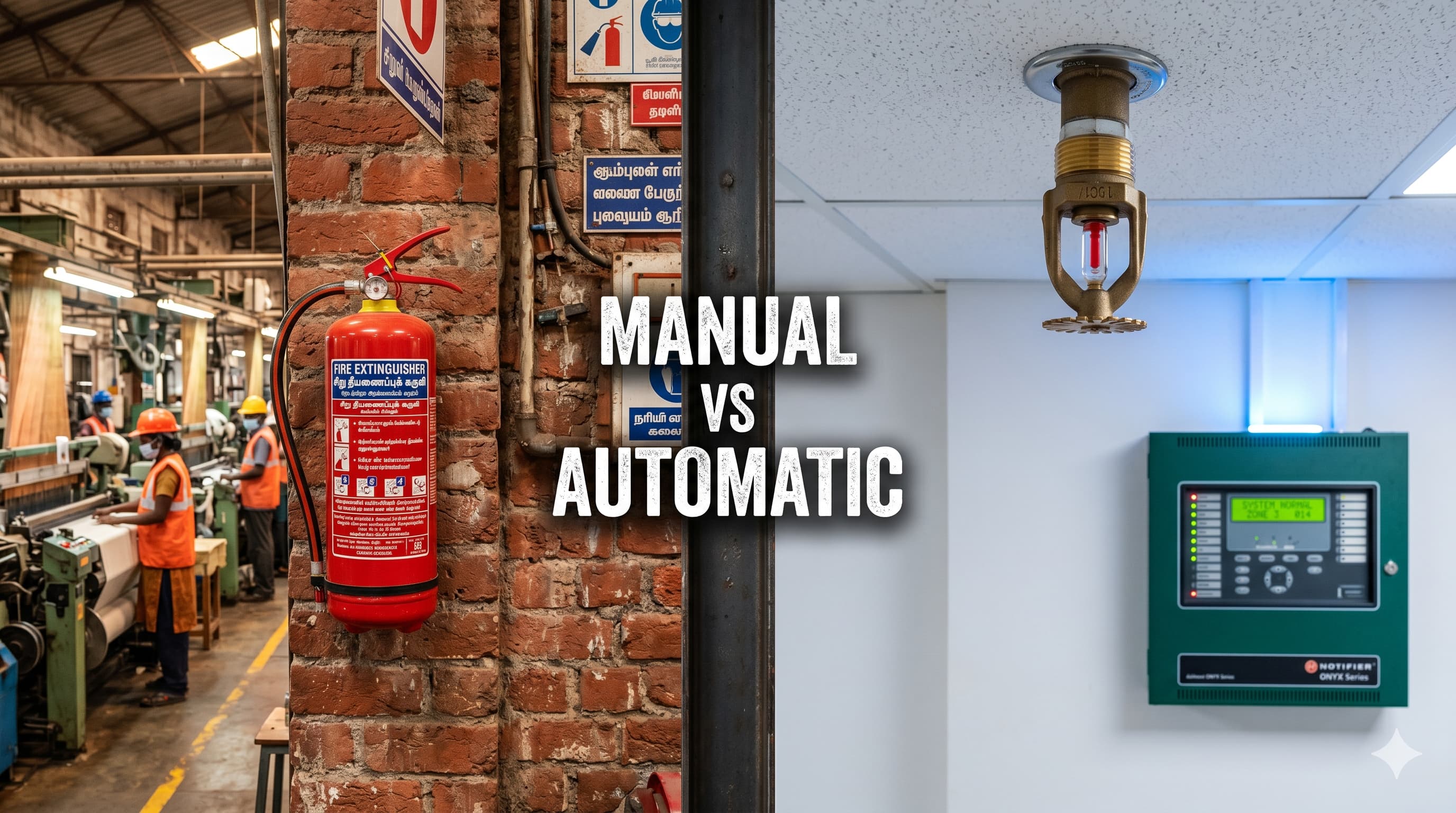 Manual vs Automatic Fire Protection Systems: A Complete Guide for Tamil Nadu